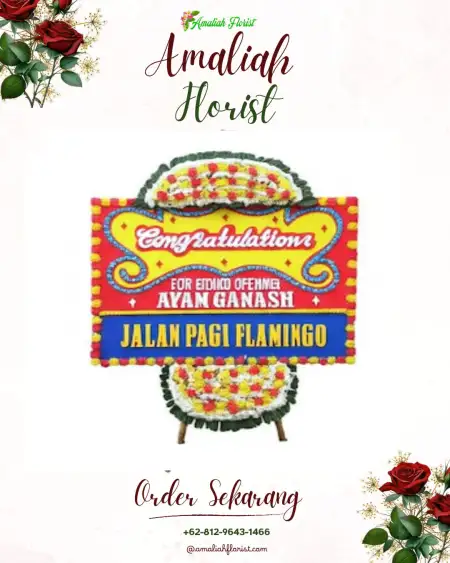 Sewa Papan Bunga Kota Gajah